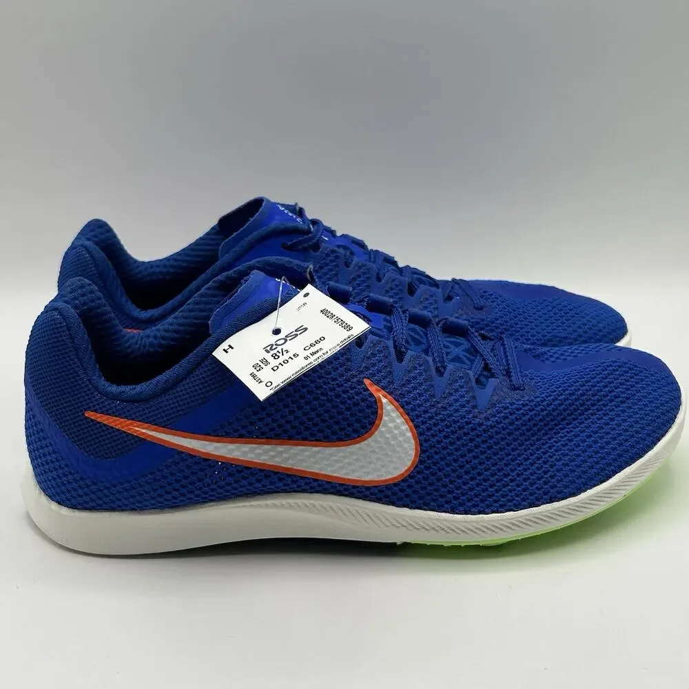 Nike Zoom Mens Sz 8.5 Rival Track & Field Distance Spikes & Tool DC8725-401 Blue